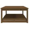 Garden Table Honey Brown - Solid Pine 121x82.5 cm | Hipo Market