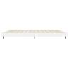 High Gloss White Bed Frame 200x200 cm - Engineered Wood