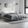 Bed Frame Grey Sonoma 140x190 cm Engineered Wood Colour grey sonoma Size 140 x 190 cm 