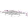 Grey Sonoma Bed Frame 140x190 cm - Durable & Stylish