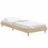 Sonoma Oak Bed Frame 75x190 cm | Small Single Engineered Wood