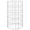 Circular Gabion Pole Galvanised Steel Ø30x50 cm - Durable Border