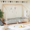 Kids Bed Frame 80x200 cm Solid Wood Pine Colour natural Size 80 x 200 cm 