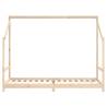 Kids Bed Frame 80x200 cm Solid Wood Pine - Durable & Stylish