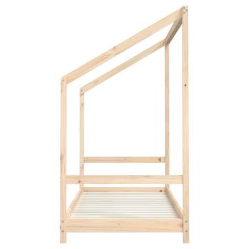 Kids Bed Frame 80x200 cm Solid Wood Pine - Durable & Stylish