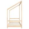 Kids Bed Frame 80x200 cm Solid Wood Pine - Durable & Stylish