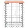 Garden Bench Gabion Design - Solid Wood Douglas | HipoMarket