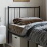 Metal Headboard Black 100 cm Colour black Size 100 cm Quantity in Package 1 