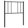 Stylish Black Metal Headboard - 100 cm | HipoMarket