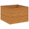 Garden Raised Bed 100x100x69 cm - Durable Corten Steel Planter