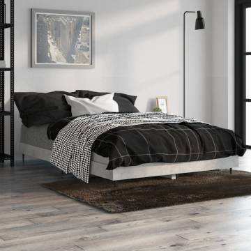 Concrete Grey Bed Frame 120x190 cm | Stylish & Durable