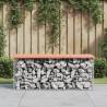 Garden Bench Gabion Design 103x44x42 cm Solid Wood Douglas Colour natural douglas Size 103 x 44 x 42 cm Quantity in Package 1 Number of 