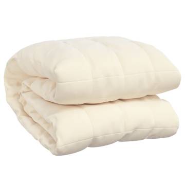 Weighted Blanket Light Cream 200x225 cm - Perfect Sleep Aid