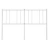 Stylish Metal Headboard White 135 cm for Your Bedroom