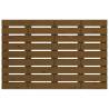 Wall Headboard Honey Brown - Elegant Solid Pine 81x3x63 cm