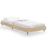 Sonoma Oak Bed Frame 75x190 cm - Small Single | Hipomarket