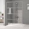 Walk-in Shower Wall Silver 140x195 cm Clear ESG Glass Colour silver Size 140 x 195 cm Model transparent 