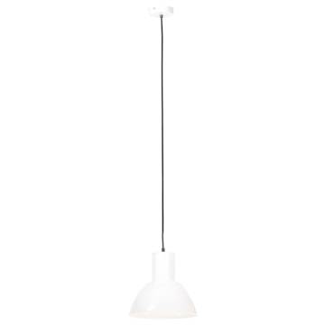 Hanging Lamp 25W White Round 28.5cm E27 for Stylish Interiors