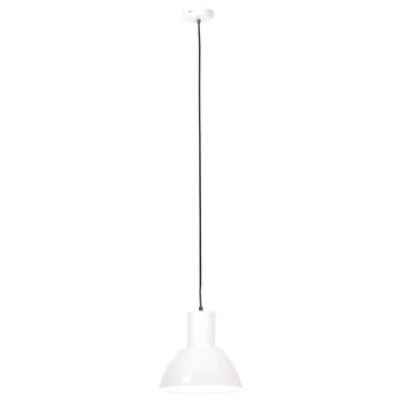 Hanging Lamp 25W White Round 28.5cm E27 for Stylish Interiors