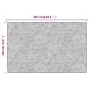 Washable Grey Rug 190x300 cm - Anti-Slip & Durable | Hipomarket