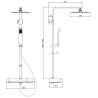 SCHÜTTE Ocean Thermostatic Shower System - Luxurious Comfort