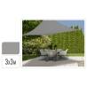 ProGarden Shade Cloth 3x3m Grey Square - UV Protection