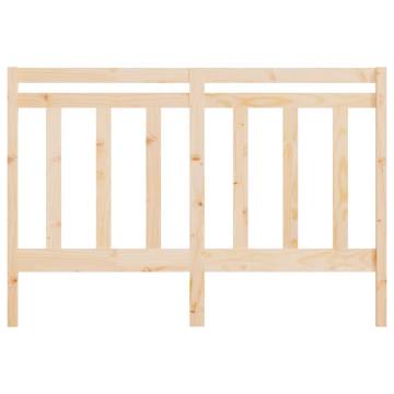 Stylish Solid Pine Bed Headboard - 141x4x100 cm | Hipo Market