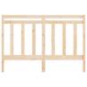 Stylish Solid Pine Bed Headboard - 141x4x100 cm | Hipo Market