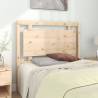 Bed Headboard 105.5x4x100 cm Solid Pine Wood Colour natural Size 105.5 x 100 cm Quantity in Package 1 