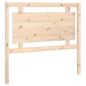 Stylish Solid Pine Wood Bed Headboard | 105.5x4x100 cm