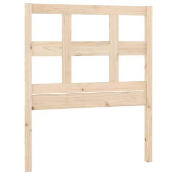 Bed Headboard 105.5x4x100 cm Solid Pine - Rustic Charm