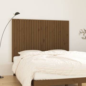 Honey Brown Wall Headboard - Solid Pine - 159.5x3x110 cm