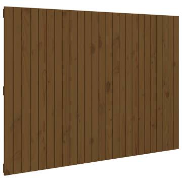 Honey Brown Wall Headboard - Solid Pine - 159.5x3x110 cm