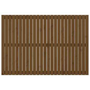 Honey Brown Wall Headboard - Solid Pine - 159.5x3x110 cm