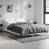 High Gloss White Bed Frame 120x190 cm - Small Double