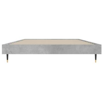 Concrete Grey Single Bed Frame 90x190 cm | Durable & Stylish