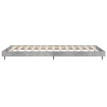 Concrete Grey Single Bed Frame 90x190 cm | Durable & Stylish