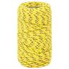 Yellow 2mm 250m Polypropylene Boat Rope - Durable & Versatile