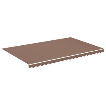 Replacement Awning Fabric Brown 5x3m for Garden Shade