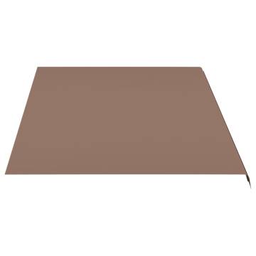 Replacement Awning Fabric Brown 5x3m for Garden Shade