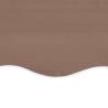 Replacement Awning Fabric Brown 5x3m for Garden Shade