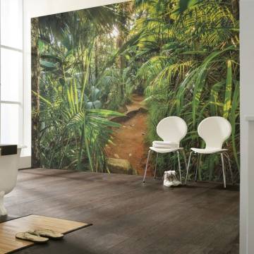 Komar Jungle Trail Photo Mural - Vibrant 368x254 cm