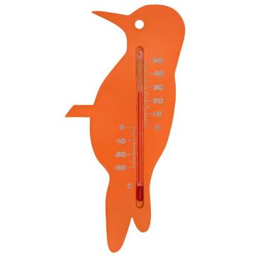 Nature Outdoor Wall Thermometer Finch Orange | Hipomarket