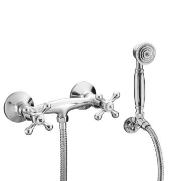 SCHÜTTE ELK Chrome Shower Mixer with Hand Shower - Premium Quality