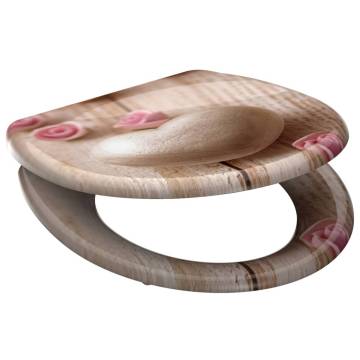 SCHÜTTE Duroplast Toilet Seat - Soft-Close & Romantic Design