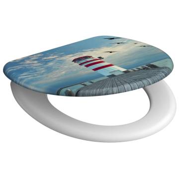 SCHÜTTE LIGHTHOUSE Toilet Seat with Soft-Close | Hipomarket