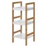 Bathroom Solutions Storage Rack - 3 Shelves MDF & Bamboo