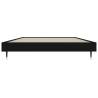 Durable Black Bed Frame 100x200 cm | Engineered Wood Design