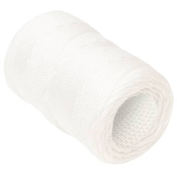 Boat Rope Full White 2mm 250m Polypropylene - Durable & Versatile