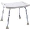 RIDDER Bathroom Stool White - Maximum 150 kg Load Capacity